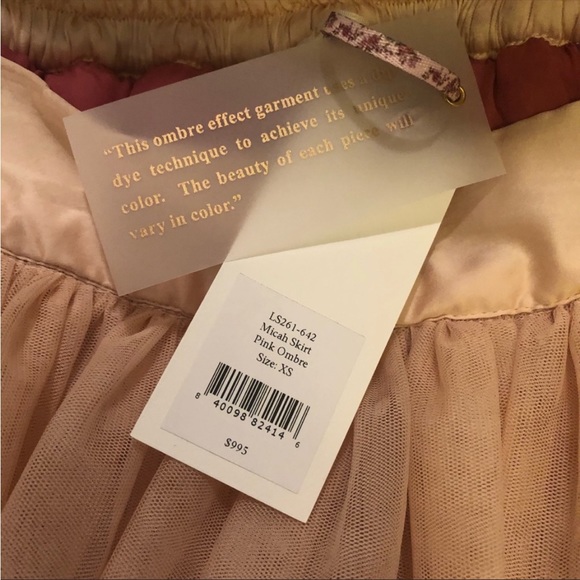 LOVESHACKFANCY OMBRÉ SKIRT - Picture 9 of 10